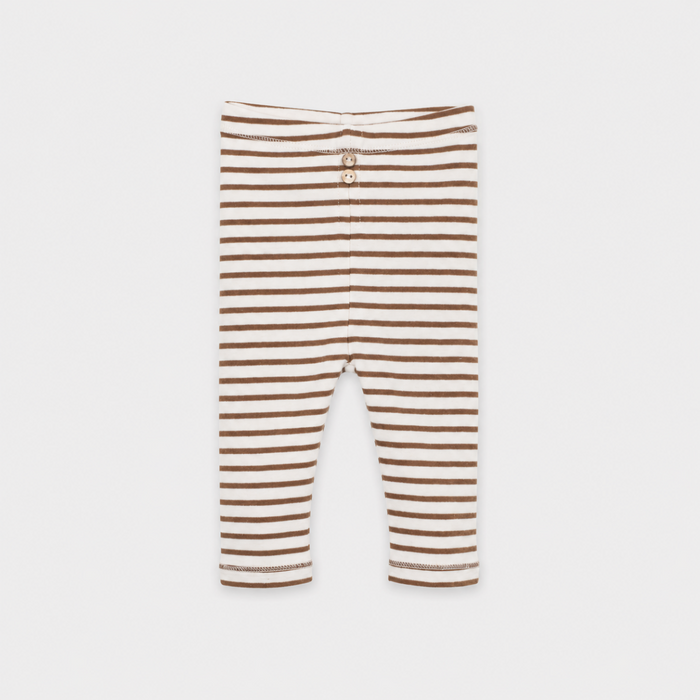 STRIPED RIB LEGGINGS - TUFTING - Baby