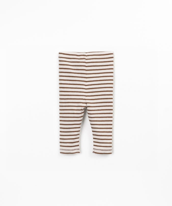 STRIPED RIB LEGGINGS - TUFTING - Baby