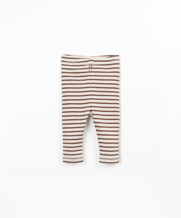 STRIPED RIB LEGGINGS - TUFTING - Baby