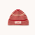 Stripes Beanie Donkerrood - KIDS