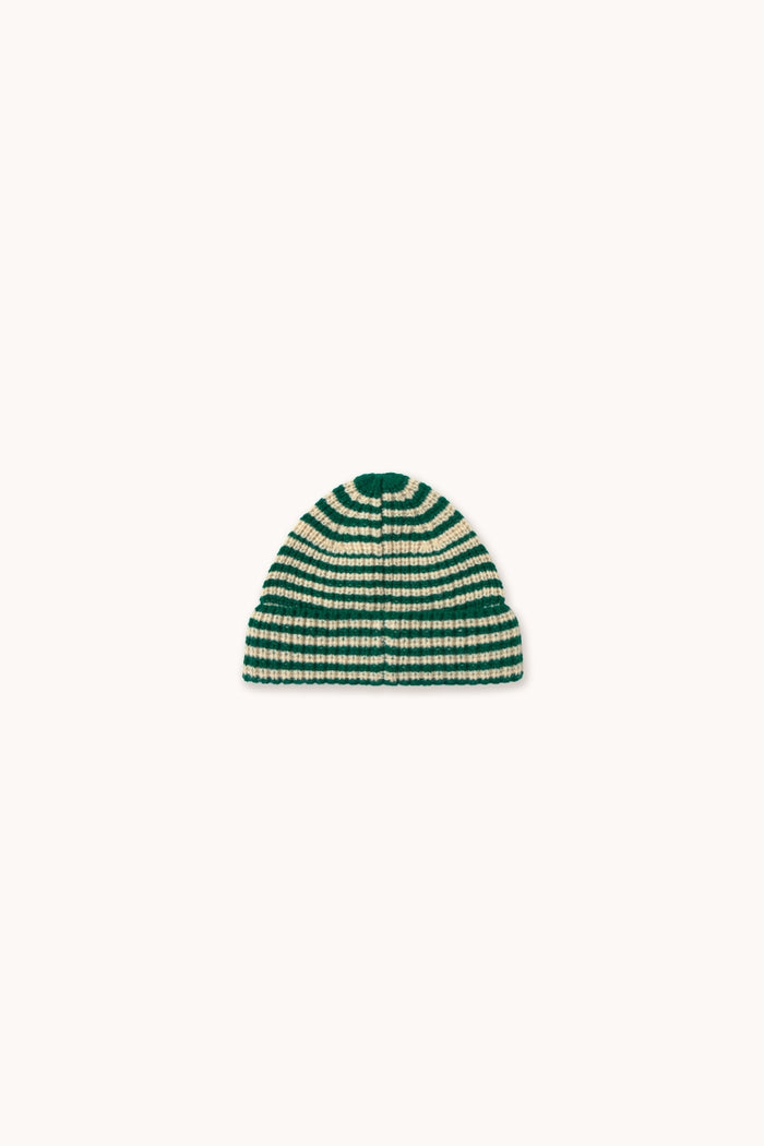 Stripes Beanie Green - KIDS