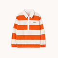 Stripes Knit Polo Sleeve Tee - KIDS
