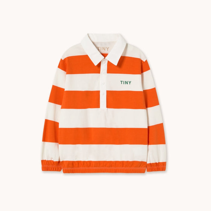 Stripes Knit Polo Sleeve Tee - KIDS