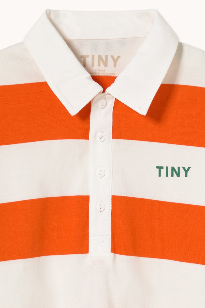 Stripes Knit Polo Sleeve Tee - KIDS