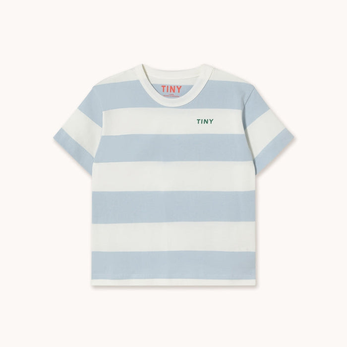 Stripes Knit Tee Blue - KIDS