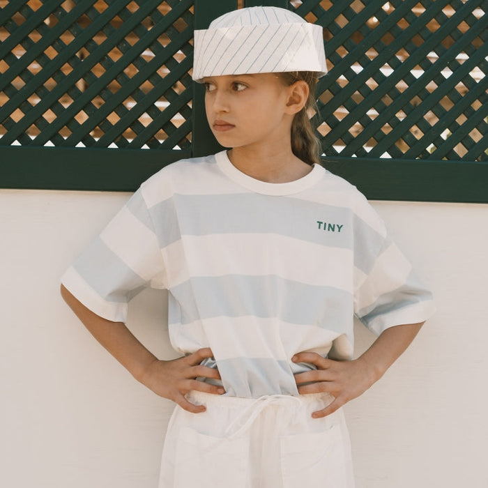 Stripes Knit Tee Blue - KIDS
