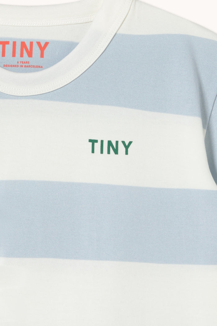 Stripes Knit Tee Blue - KIDS