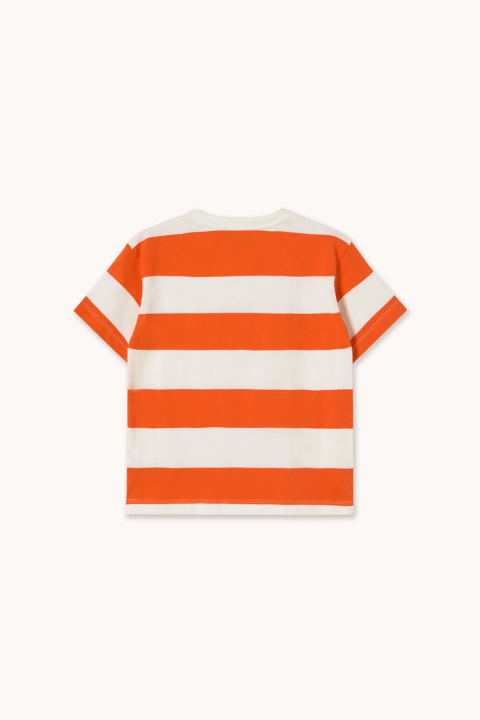 Stripes Knit Tee Red - KIDS