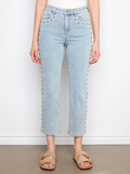 Studded Straight Leg Jeans