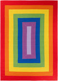 Sunset Isle Wool Braids Collection Area Rug - Paradise Rectangle Multi Main