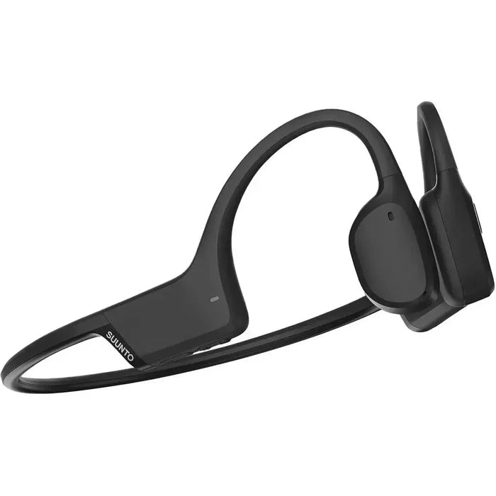 Suunto Sonic Open Ear Bone Headphones in sleek black, designed for high-performance audio with bone conduction technology. Black from  John Bull Clothing