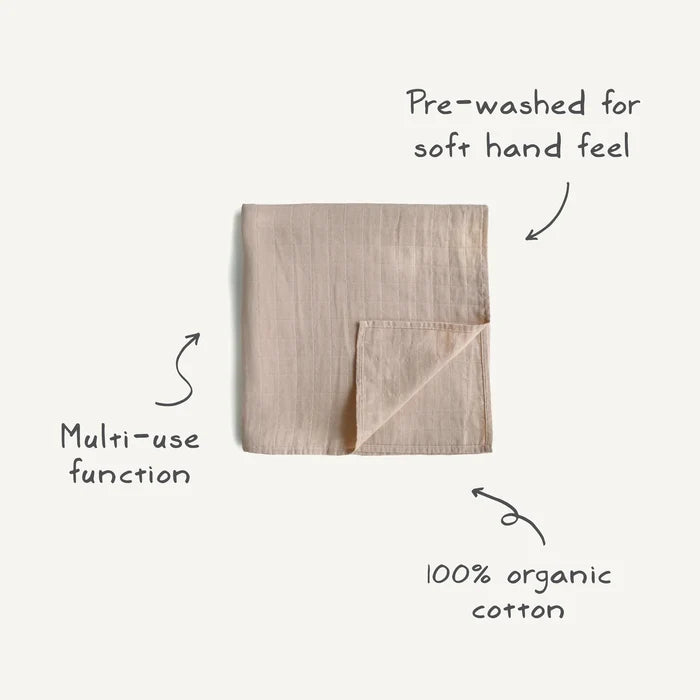 SWADDLE 120x120 - natural