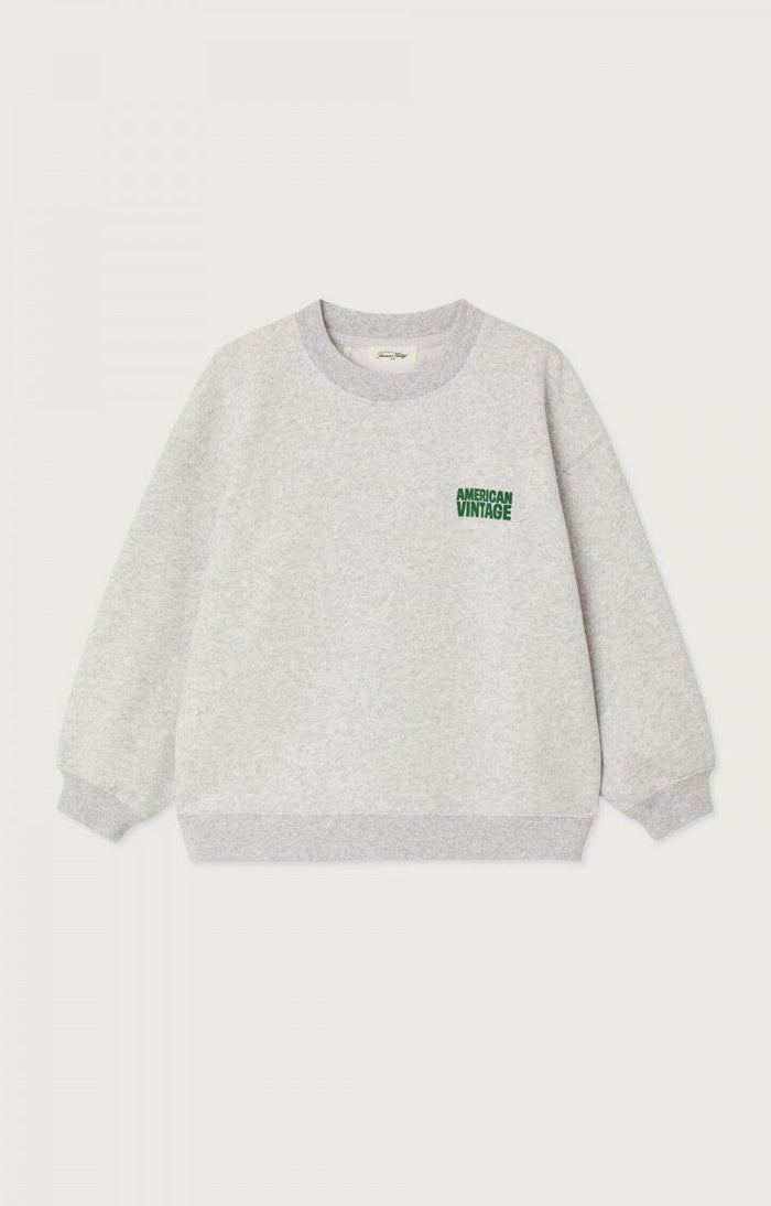 Sweater Baptown grey melange - KIDS