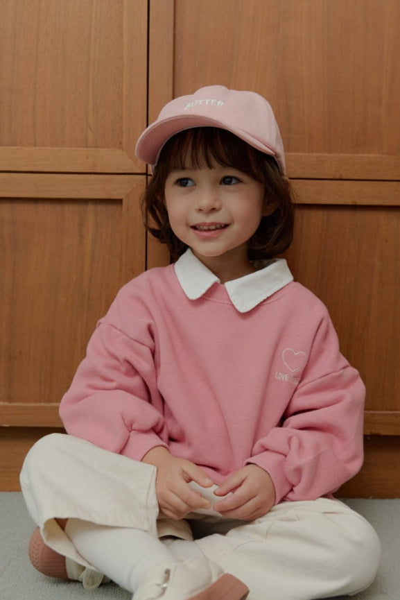 Sweetheart Sweatshirt Dusty Pink - baby & kids