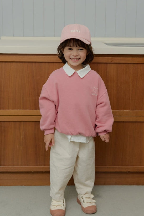 Sweetheart Sweatshirt Dusty Pink - baby & kids