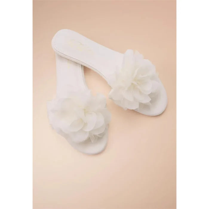 Sweetie Slipper in Ivory - Romantiques