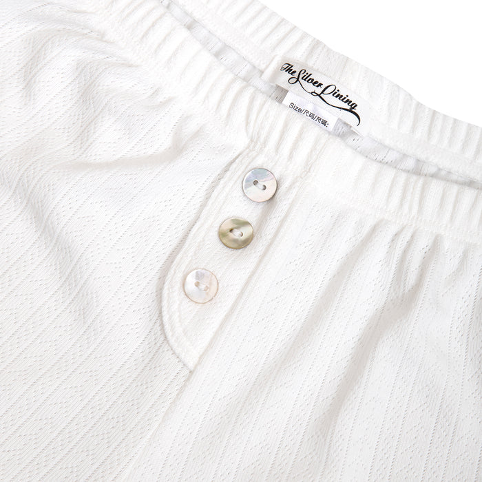 Sylvie Pointelle Pajama Set