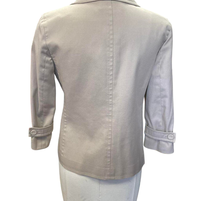 Talbots cream blazer with pockets