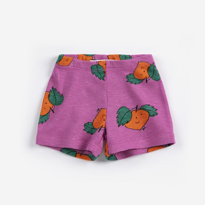 Tangerine all over short leggings - baby