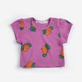 Tangerine all over T-shirt - baby