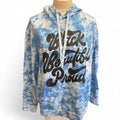 Target blue tie dye hoodie