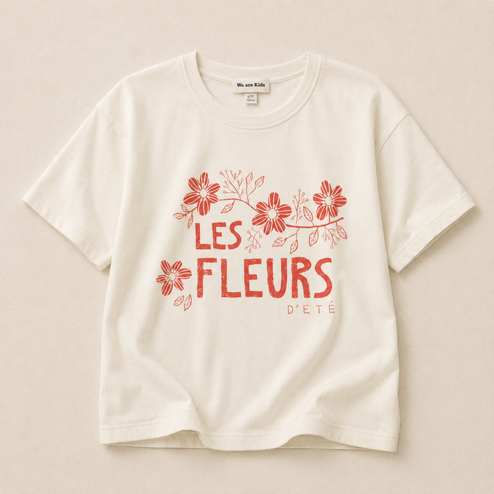 TEE DYLAN ANTIQUE WHITE LES FLEURS