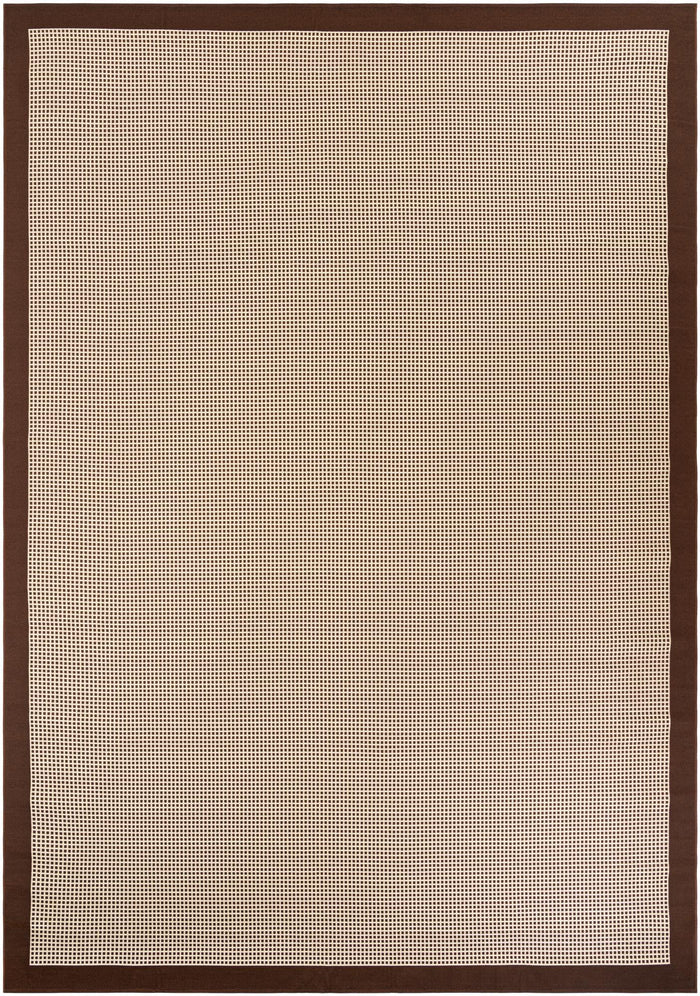 Terrace Fringe Collection Area Rug - Oceanside Rectangle Brown  lifestyle 3