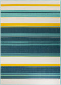 Terrace Fringe Collection Area Rug -  Veranda Rectangle Multi Main