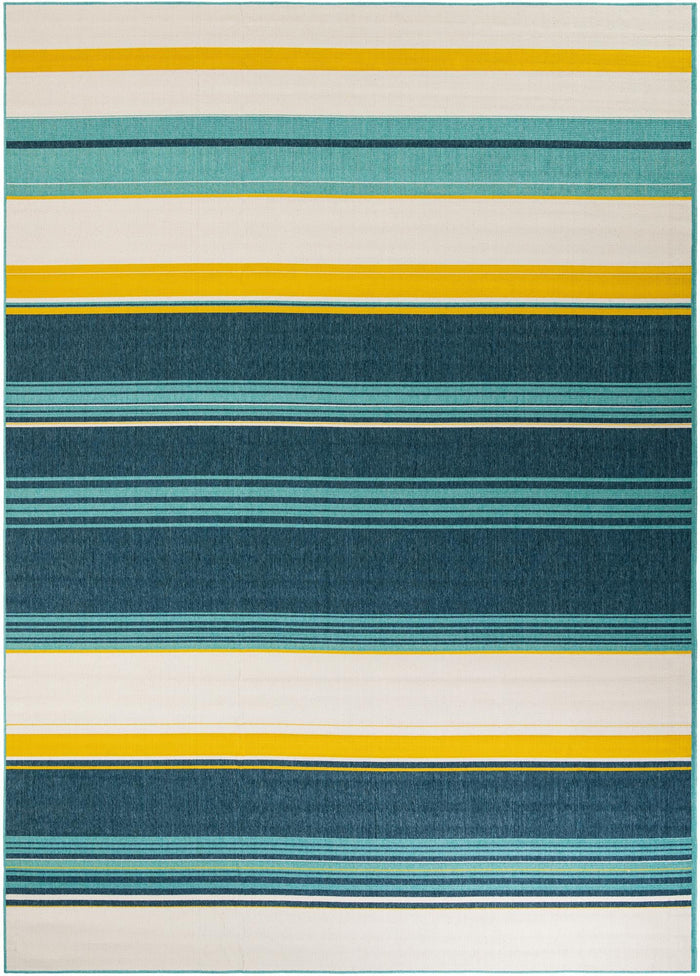 Terrace Fringe Collection Area Rug -  Veranda Rectangle Multi Main