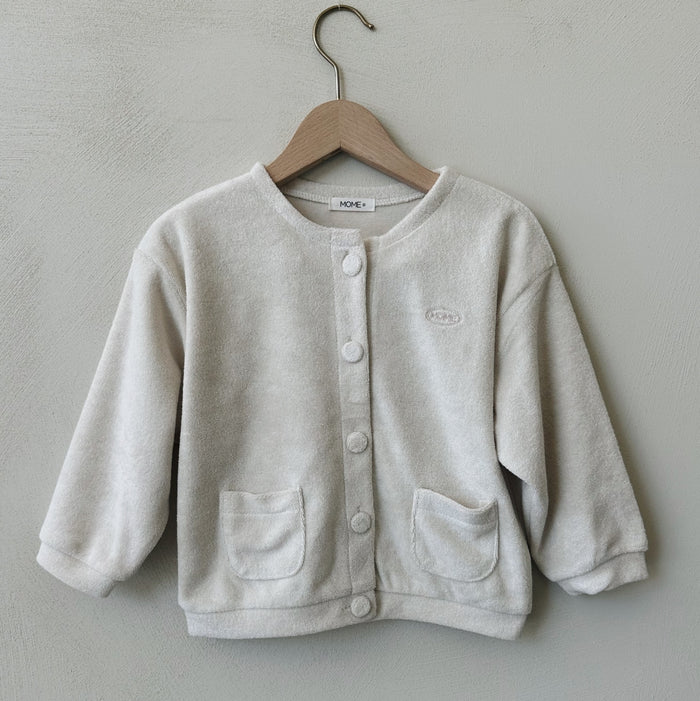 TERRY CARDIGAN SKY