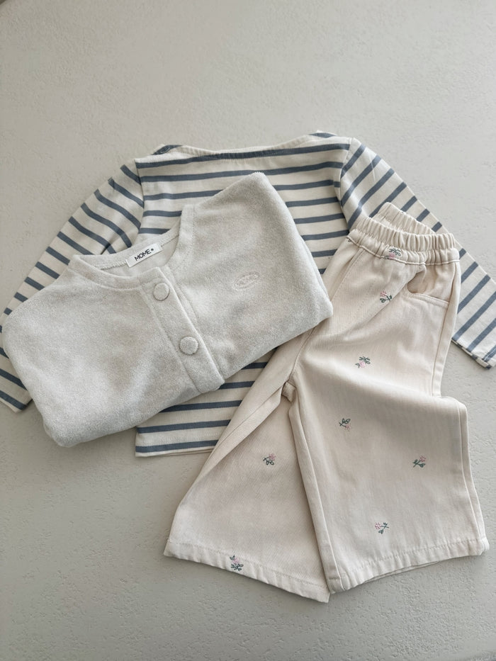 TERRY CARDIGAN SKY