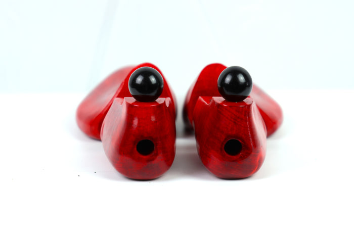 The Shoe Snob Lightweight Alderwood Shoe Trees – Red