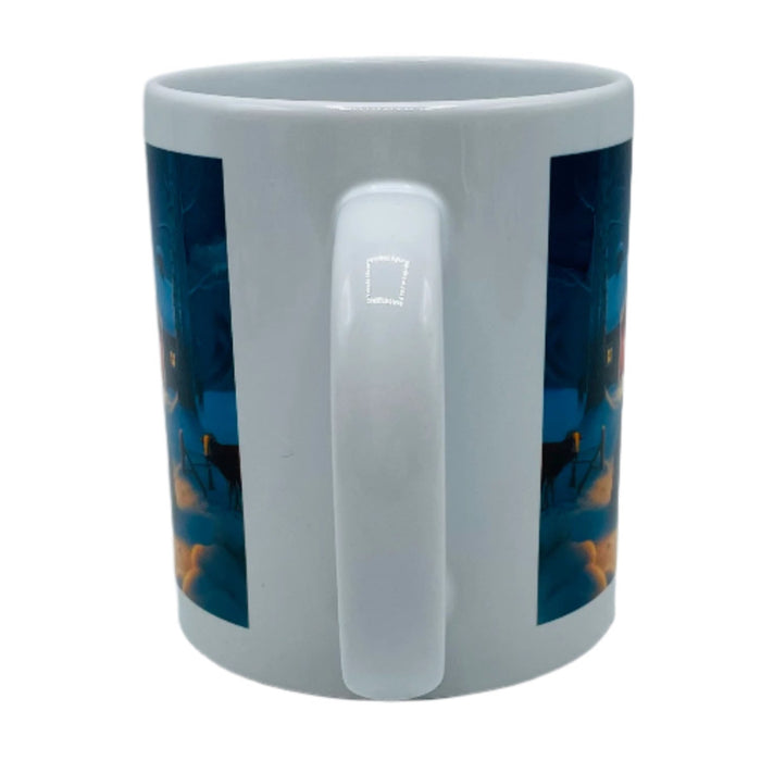 Three Gnomes by the Fire Coffee Mug