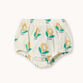 Tiny Flower Linen Bloomer - BABY