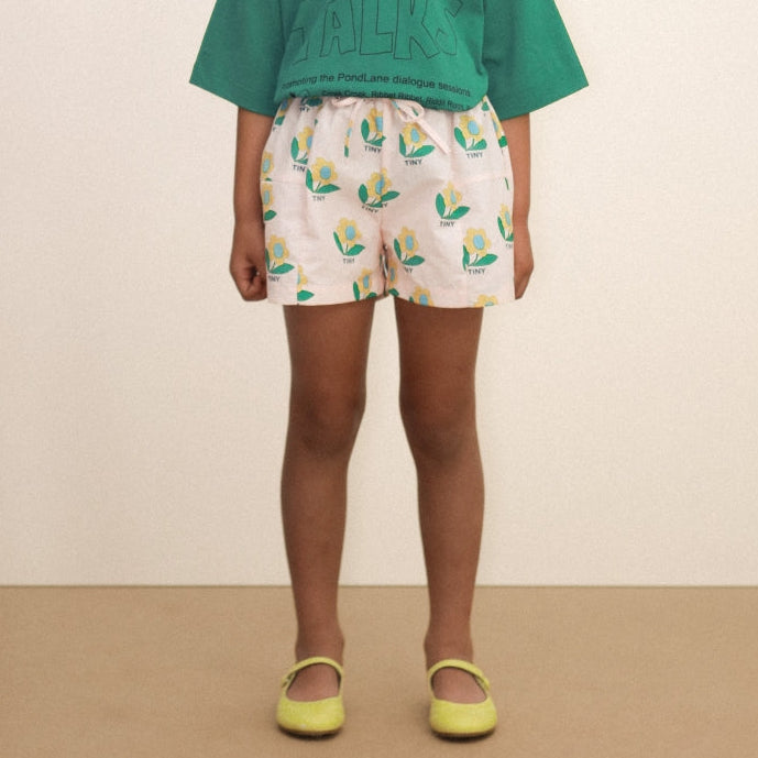 Tiny Flower Woven Shorts - KIDS