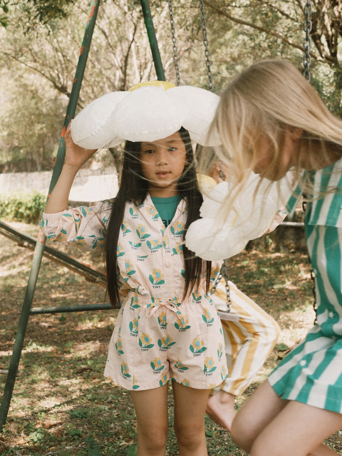 Tiny Flower Woven Shorts - KIDS