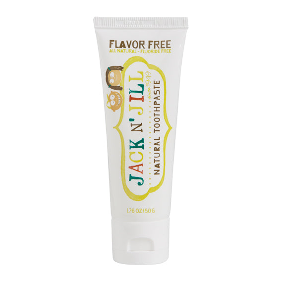 TOOTHPASTE NATURAL FLUORIDE & FLAVOUR FREE 50G