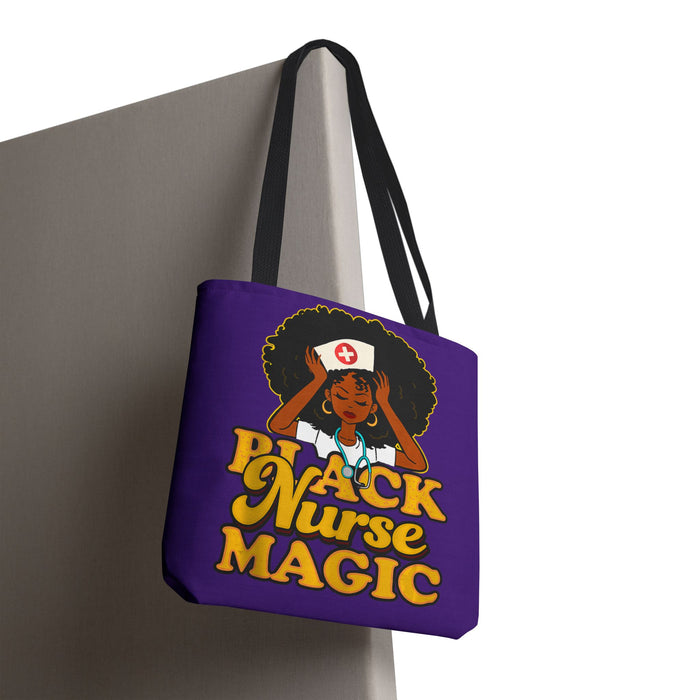 Tote — Black Nurse Magic Tote Bag