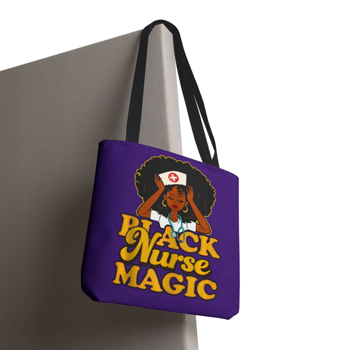 Tote — Black Nurse Magic Tote Bag