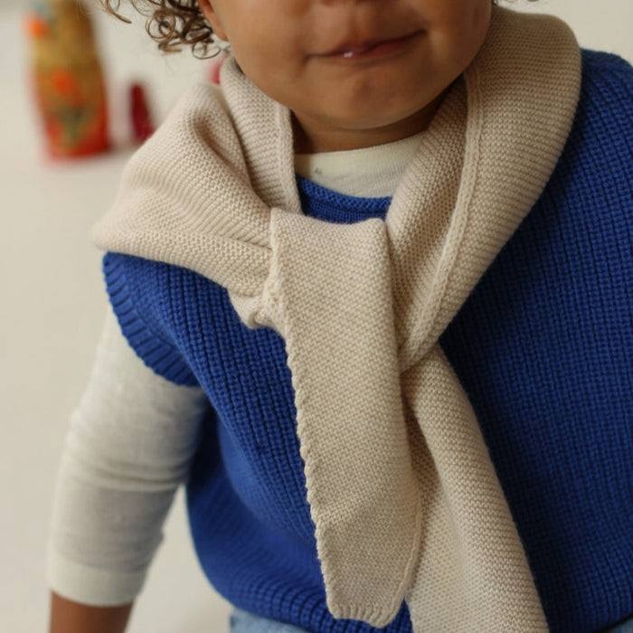 TRIAGLE SCARF JOSEPHINA - Cream