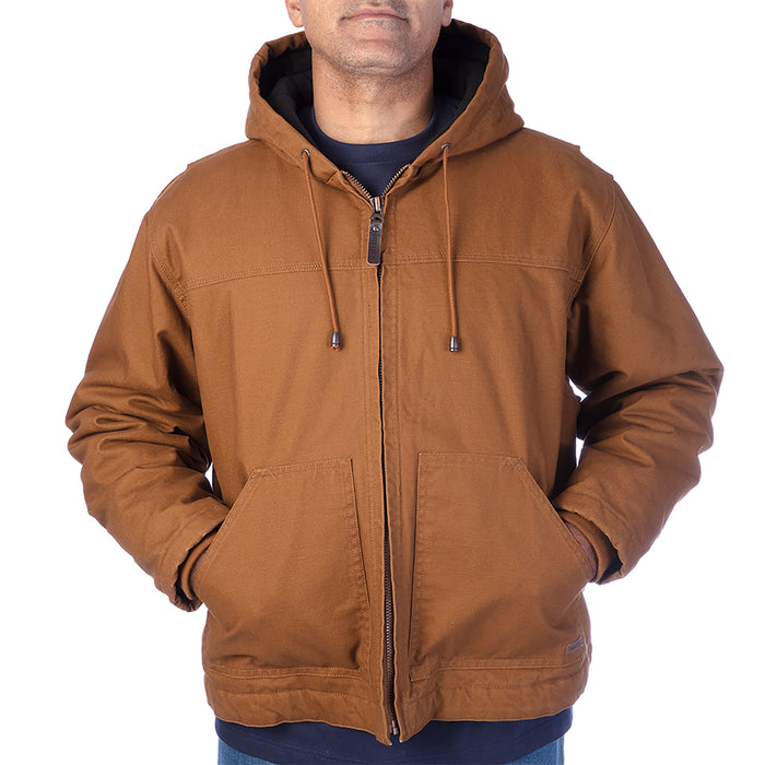TRICOT QUILT LINED CANVAS JACKET