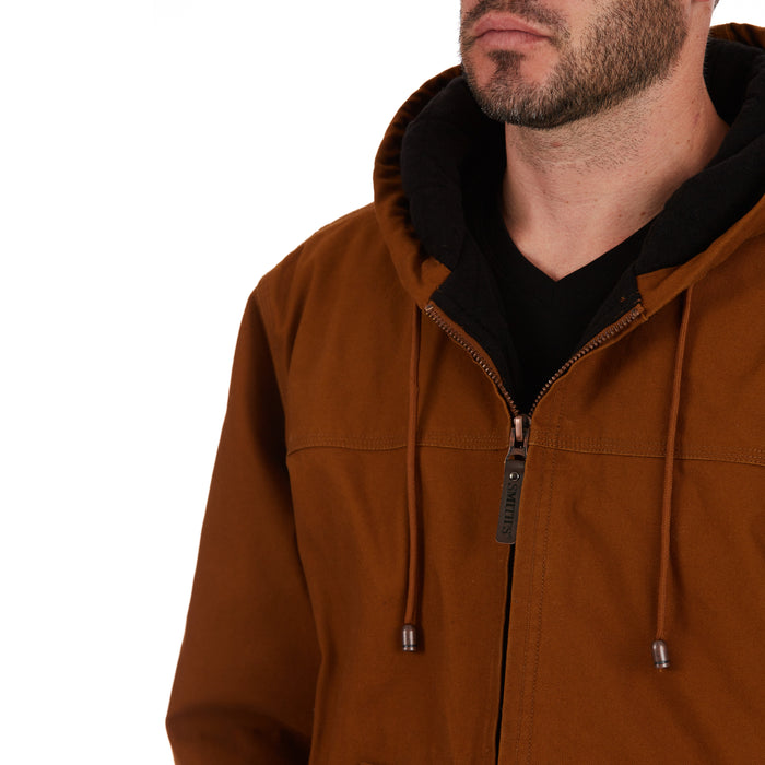 TRICOT QUILT LINED CANVAS JACKET