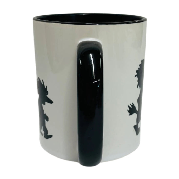 Trolls coffee mug with black handle