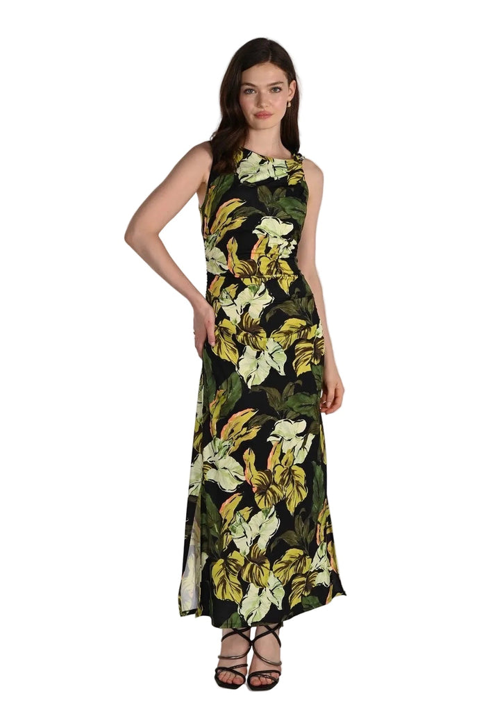 Tropical Floral Maxi Dress