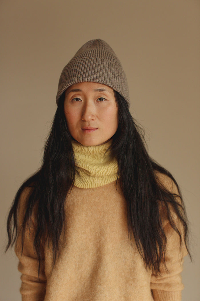 TUBE SCARF GIGI - light yellow
