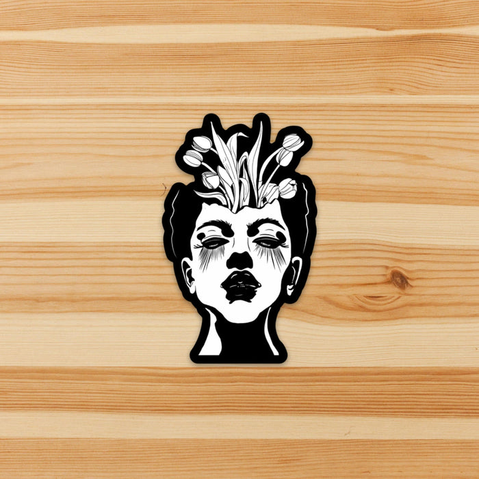 PinkPolish Design Stickers "Tulips" Vinyl Die Cut Sticker