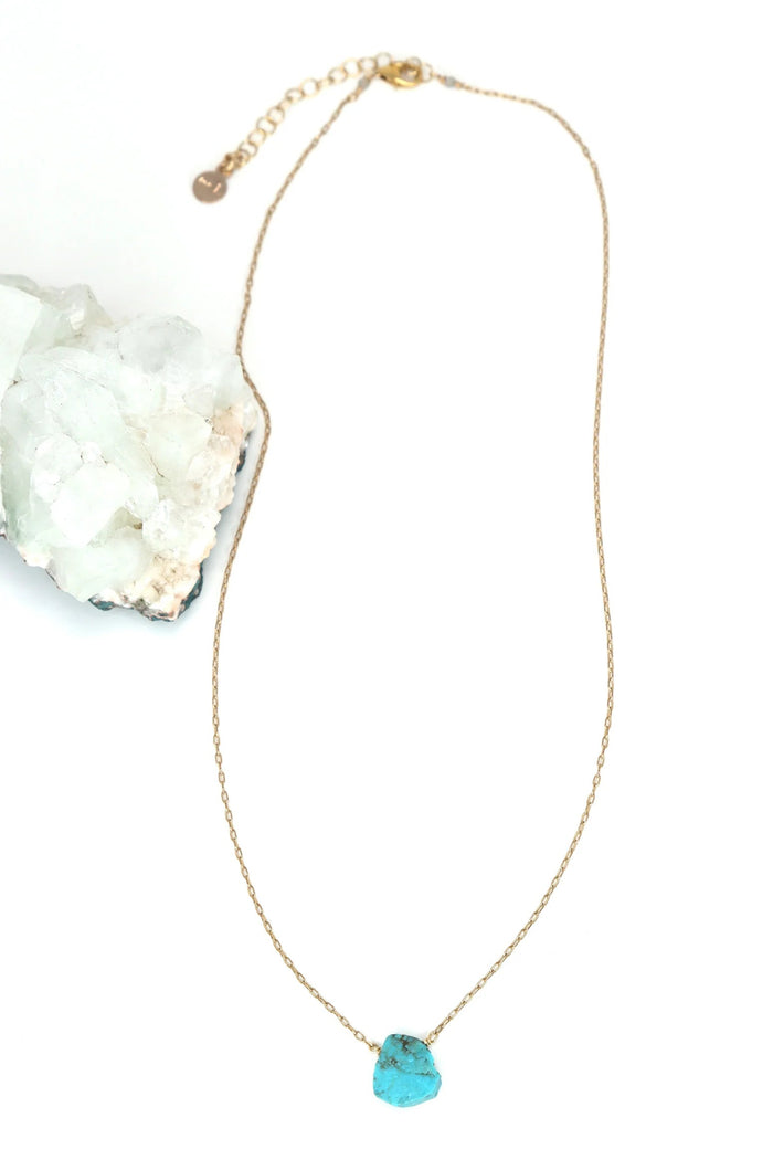 Turquoise Dash Necklace | Mickey Lynn