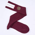 Twinkima.G - Egyptian Cotton Socks - Solid Burgundy (OTC)