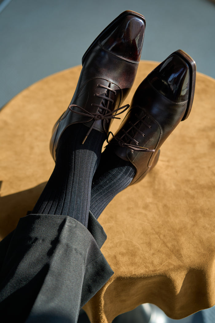 Twinkima.G - Egyptian Cotton Socks - Solid Midnight (OTC)