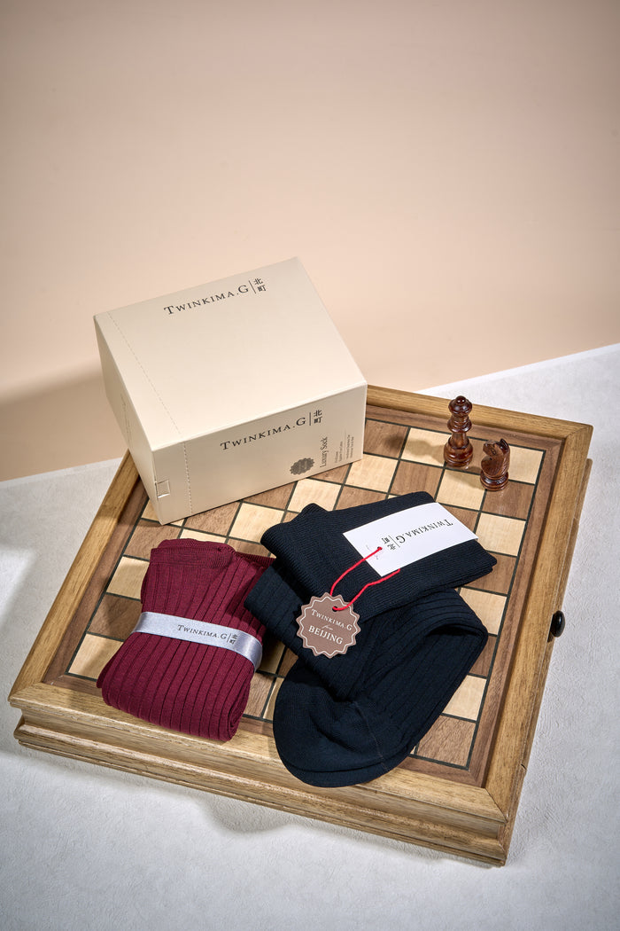 Twinkima.G - Egyptian Cotton Socks - Solid Midnight (OTC)